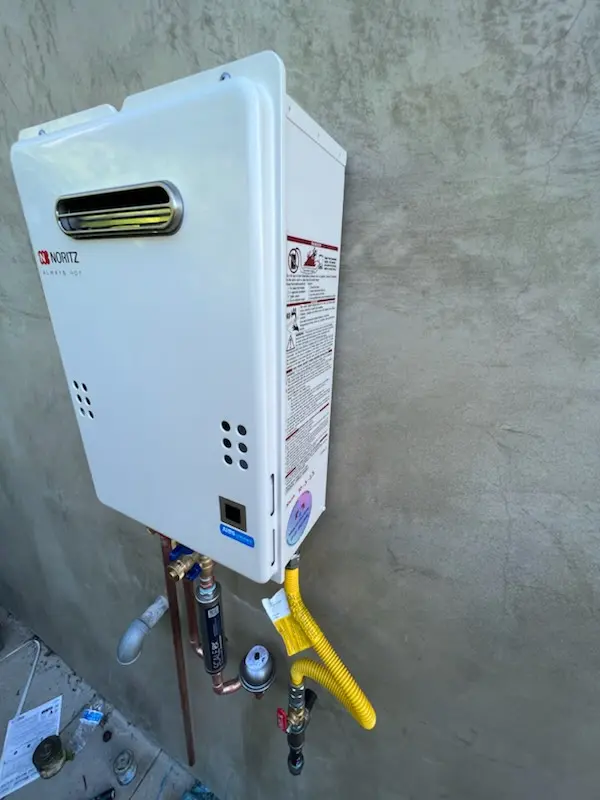 Tankless water heater installation for Bangor Base homes